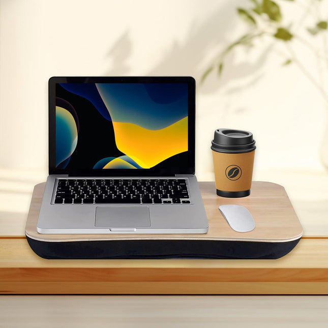 Portable Bamboo Laptop PC Table Lap Tray Workstation.