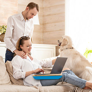 Portable Laptop Desk with Cushion Support.