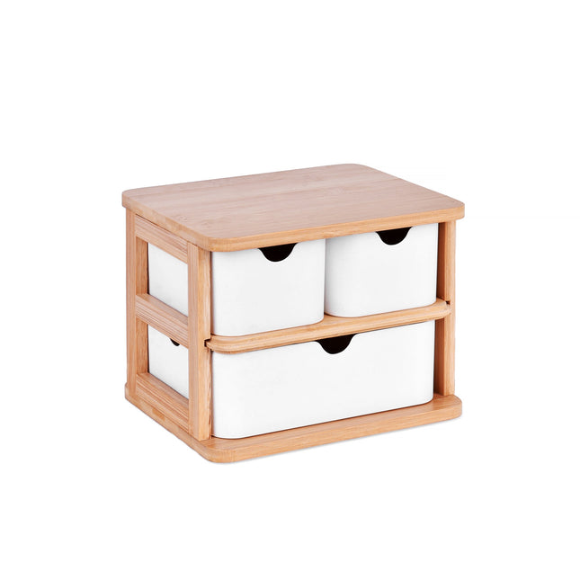 Bamboo Fibre Storage Drawer Set.