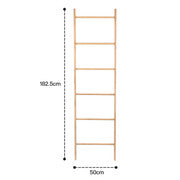 180cm 6 Steps Bamboo Towel Ladder.