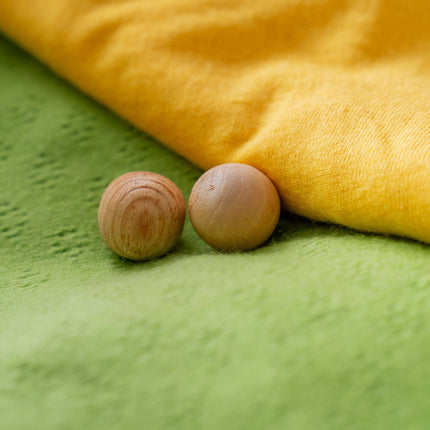 32 Pcs Living Today Cedar Wood Balls –  Scented Moth-Repellent Balls.