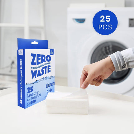 25 Sheets Eco-friendly Ultra Concentrated Laundry Detergent.