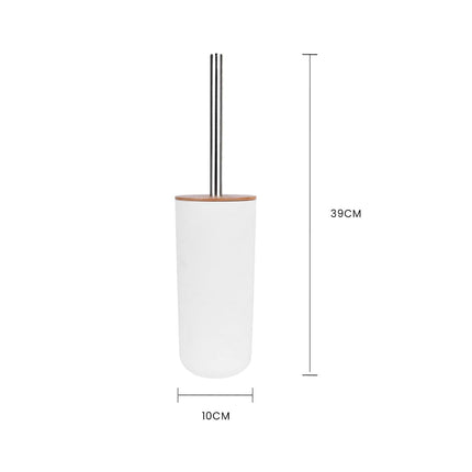 Bamboo Lid Toilet Brush.