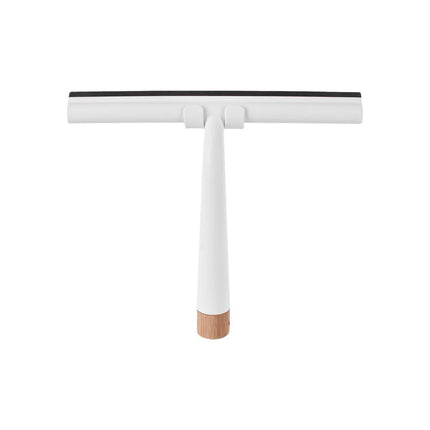 Bamboo Base Shower Squeegee with Holder.