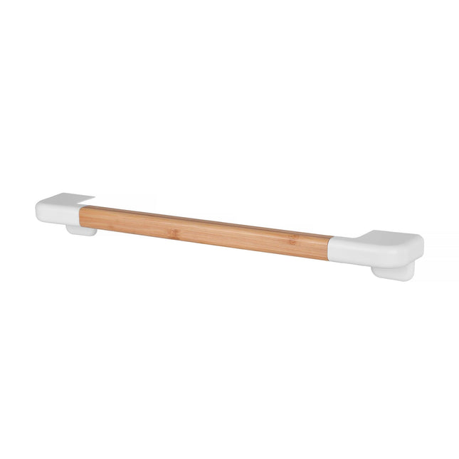Bamboo Wall Mounted Bathroom Towel Rail.