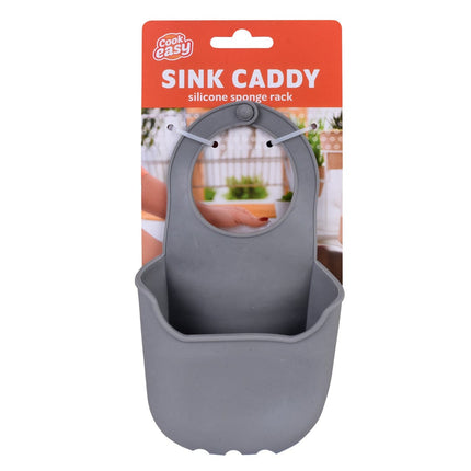 2 pcs Sink Caddy Silicone Sponge Rack – Adjustable Silicone Kitchen Sink Organizer.