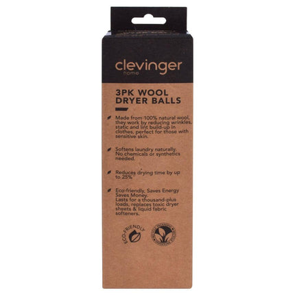 3 Pcs Wool Dryer Balls.