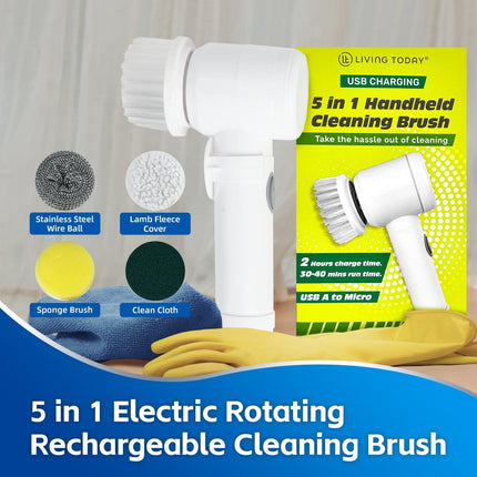 5-IN-1 ELECTRIC CLEANING BRUSH.