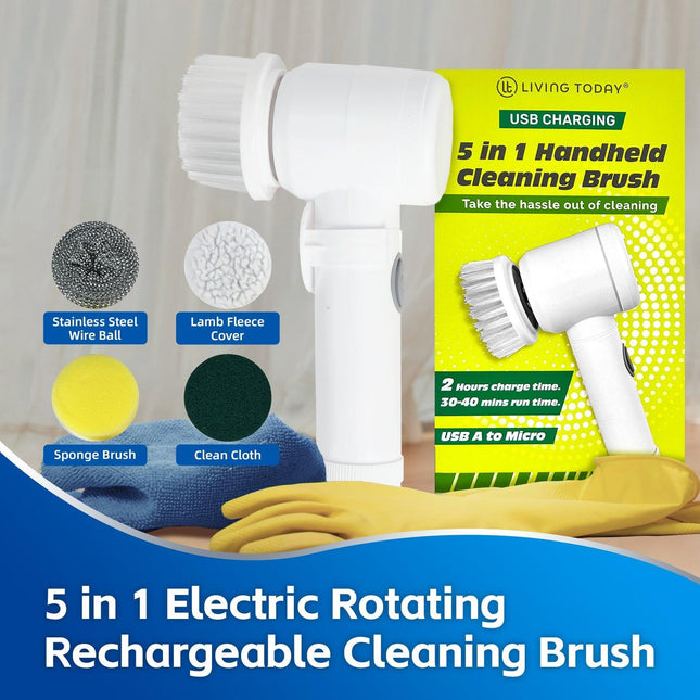 5-IN-1 ELECTRIC CLEANING BRUSH.