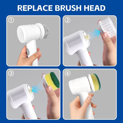 5-IN-1 ELECTRIC CLEANING BRUSH.
