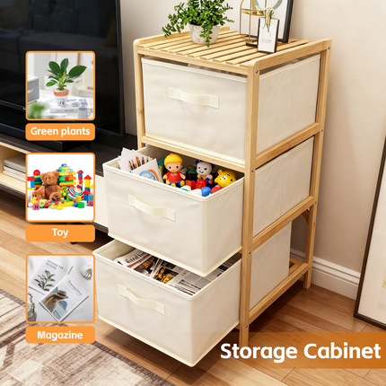 3 Drawer Bammboo Storage Chest.