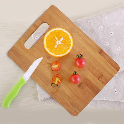 3 Pack Bamboo Cheese Cutting & Serving Chopping Board Set.