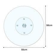 Tempered Glass Lazy Susan 50cm.
