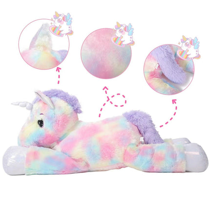 JUMBO PLUSH LYING UNICORN - 105cm.