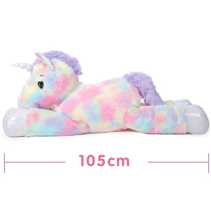 JUMBO PLUSH LYING UNICORN - 105cm.