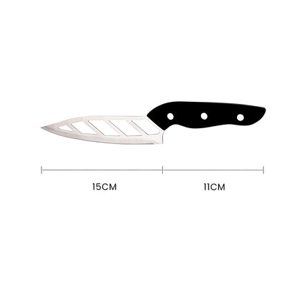 The Versatile Wonder Knife Chef Knife Standless Stell Blade Stay Smooth & Sharp.