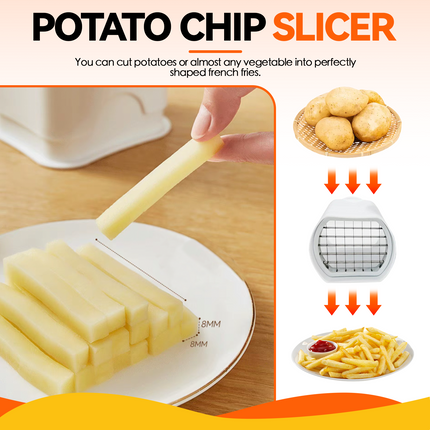 Potato Chip Slicer, Fantastic Fries, Quickly Cut Your Own Chips.