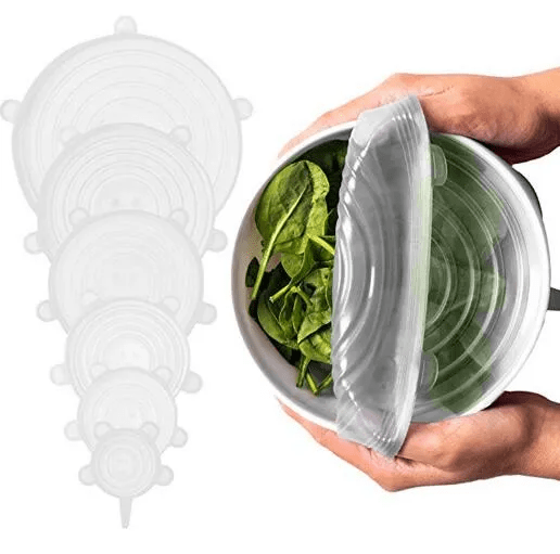 Cook Easy 6pc Silicone Lid Set 6/9/11/13.5/15.5/19cm.