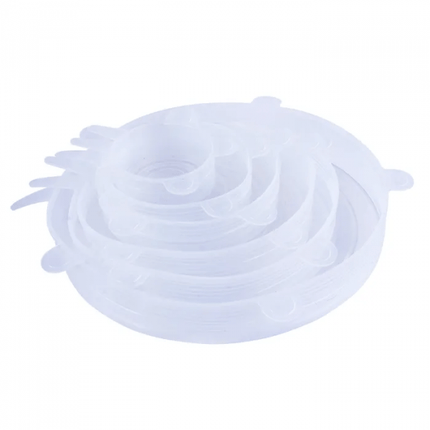 Cook Easy 6pc Silicone Lid Set 6/9/11/13.5/15.5/19cm.