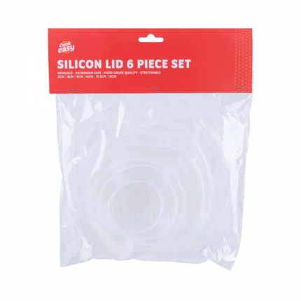 Cook Easy 6pc Silicone Lid Set 6/9/11/13.5/15.5/19cm.