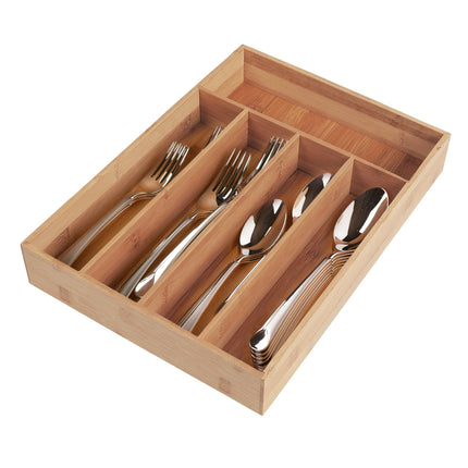 Bamboo Cutlery Tray.
