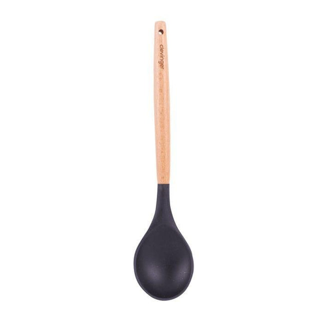 Beechwood & silicone spoon charcoal.
