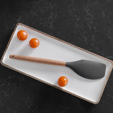 Beechwood & silicone spatula charcoal.