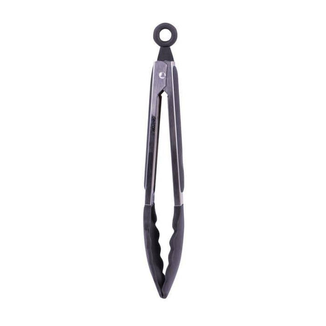 Stainless steel & silicone tongs charcoal.