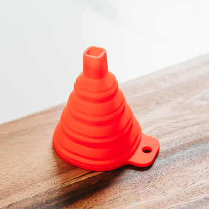 Cook Easy Collapsible Silicone Funnel.