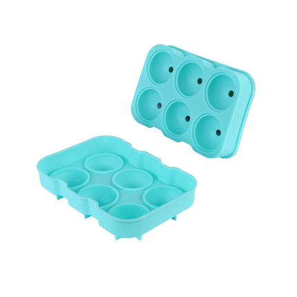 Easy Pop Silicone 6 Sphere Ice Cube Tray.