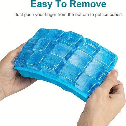 15 Grids Silicone Ice Tray Cube Molds.