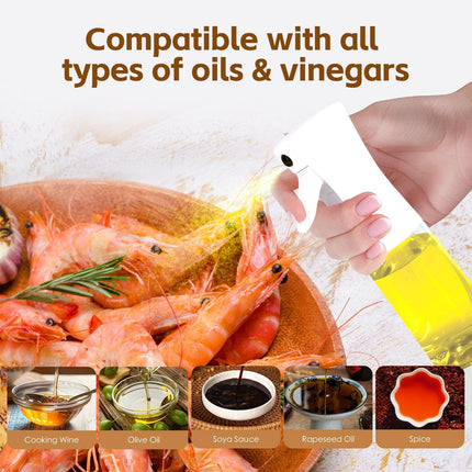2 pk 200ml Refillable Oil Spray Bottles.