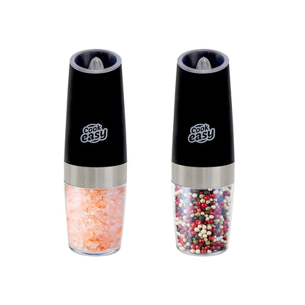 2 Pcs Gravity Sensor Electric Salt and Pepper Spice Grinder.