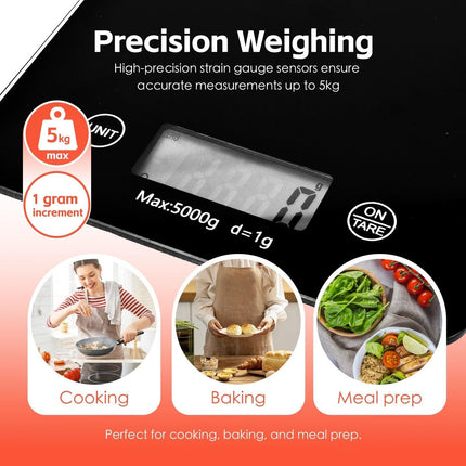 5KG Digital Glass Kitchen Scale.