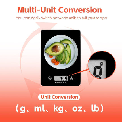 5KG Digital Glass Kitchen Scale.