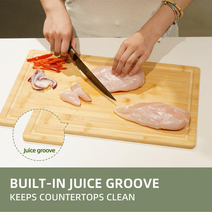 3 Pcs Bamboo Cutting Board.