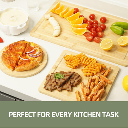 3 Pcs Bamboo Cutting Board.