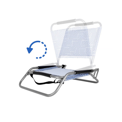 2pc Lazy Dayz Foldable Beach Chair - Makena.