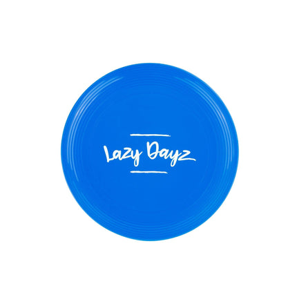 28cm Lazy Dayz Jumbo Neon Beach Frisbee - Blue.