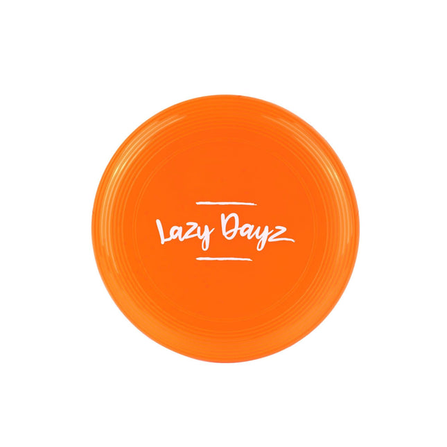 28cm Lazy Dayz Jumbo Neon Beach Frisbee - Orange.