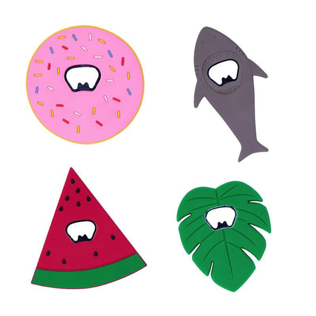 4Pks of 12cm Summer Essential Novelty Bottle Opener.