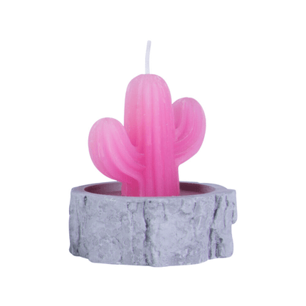 4Pcs/set Simulation Plant Cactus Candle Tea Light Home Decor Table Tealight Mini.