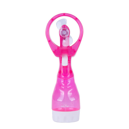 Lazy Dayz Water Spray Fan - Pink.