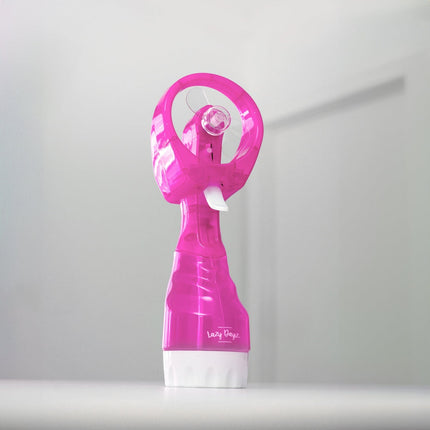 Lazy Dayz Water Spray Fan - Pink.