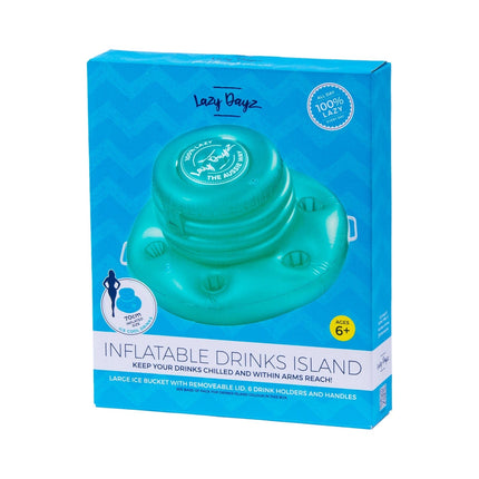 Lazy Dayz Inflatable Drinks Tub - Teal.