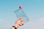 Lazy Dayz Flat Bottle 380ml - Blue.