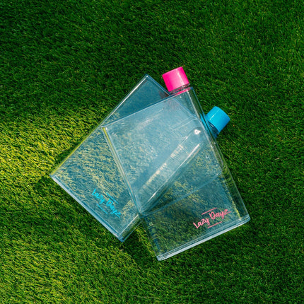 Lazy Dayz Flat Bottle 380ml - Blue.