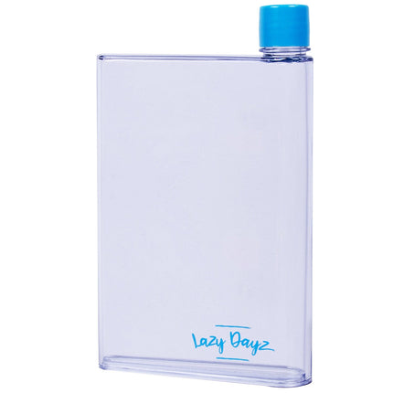 Lazy Dayz Flat Bottle 380ml - Blue.