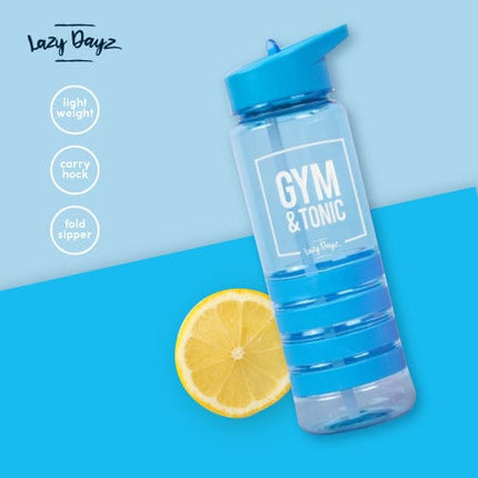 Lazy Dayz Sports Bottle 750ml - Blue.