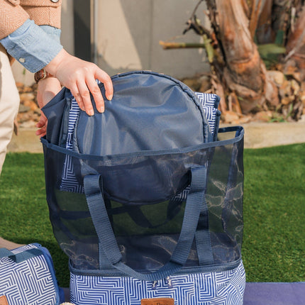 Lazy Dayz Insulated Cooler Tote - Makena.